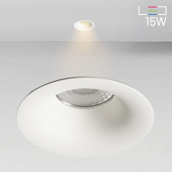 [LED 15W] 펠리에 수직 원형 매입등 (타공:75mm)
