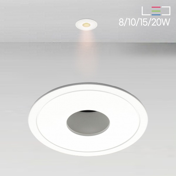 [LED 8,10,15,20W] 폼비스 핀홀 매입등 대 - 타공:100mm