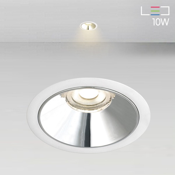 [LED 10W] 브리치 3인치 방습 매입등 욕실등(타공:75mm)