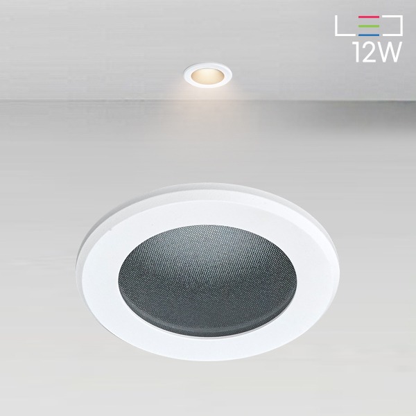 [LED 12W] 아덴 방습 매입등 (타공:75mm)