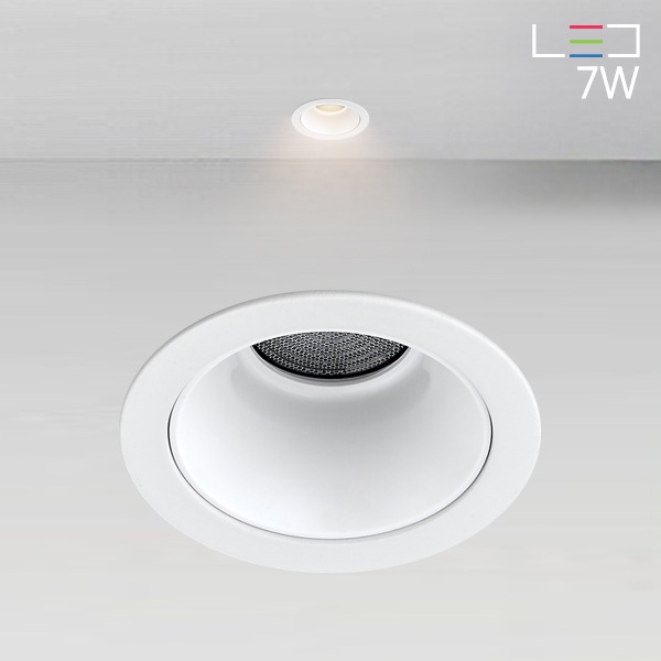 [LED 7W] 미켈 방습 매입등 (중) (타공:78mm)