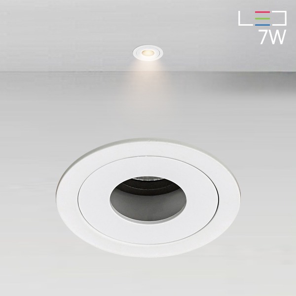 [LED 7W] 다빈스 회전 매입등 (타공:60mm)