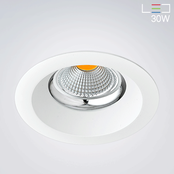 [LED 30W] 뉴모어 라운드형 매입등 (타공:135mm)