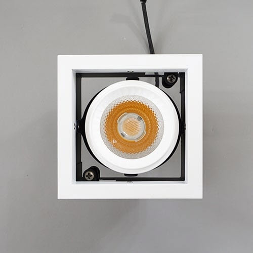 [LED 12W] 펠라 사각 매입등 (타공:90X90파이) - 원형회전