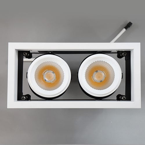 [LED 24W] 펠라 사각 매입등 (타공:190*90파이) - 원형회전