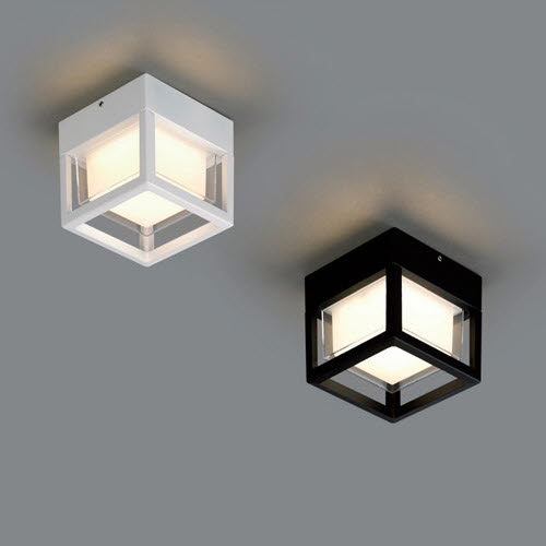 [LED 5W] 세틸 B형 사각 방수 직부등 (백색/흑색)