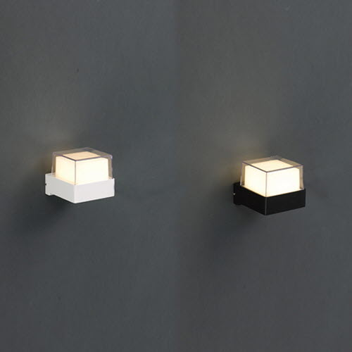 [LED 5W] 앤디스 1등 방수 벽등(B형)(백색,흑색)
