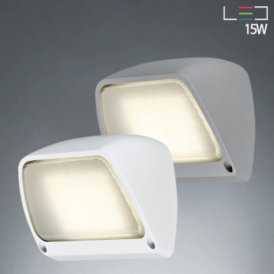 [LED 15W] 아델 방수 직부 벽등 (IP65)