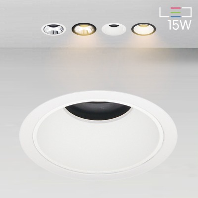 [LED 15W] 플릭스 3인치 회전 매입등 (타공:Ø75)