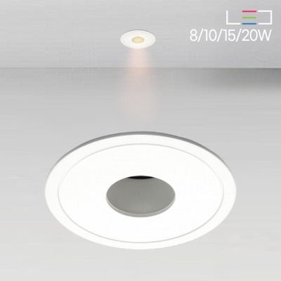 [LED 8/10/15/20W] 폼비스 핀홀 매입등 대(大) - 타공:Ø100