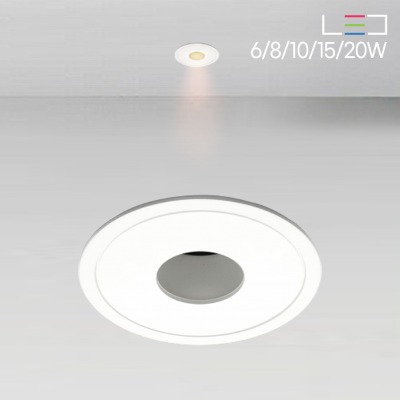[LED 6~20W] 폼비스 핀홀 매입등 소 - 타공:75mm