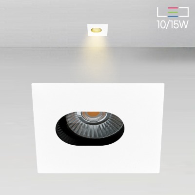 [LED 10/15W] 앨빈 3인치 사각 타원홀 매입등 (타공:75mm)