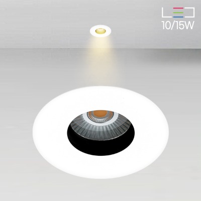 [LED 10/15W] 앨빈 3인치 원형 매입등 (타공:Ø75)
