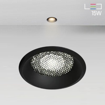 [LED 15W] 베이카 매입등 (블랙) (타공:75mm)