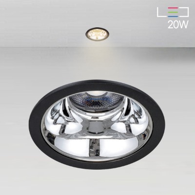 [LED 20W] 코닉 방수 매입등 (타공:95mm)