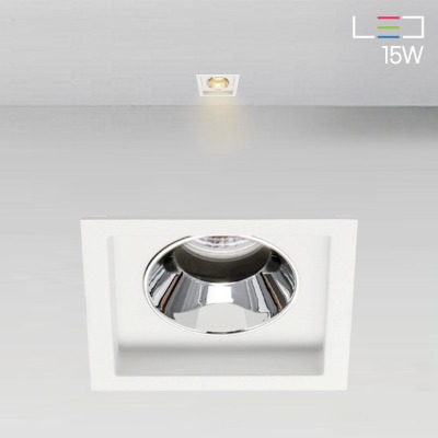 [LED 15W] 애커 사각 매입등 (사각타공:95x95mm)