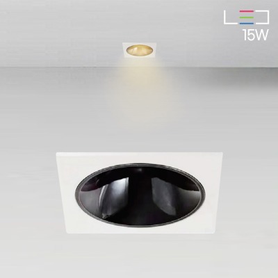 [LED 15W] 노스필드 사각 매입등 (타공:75mm)