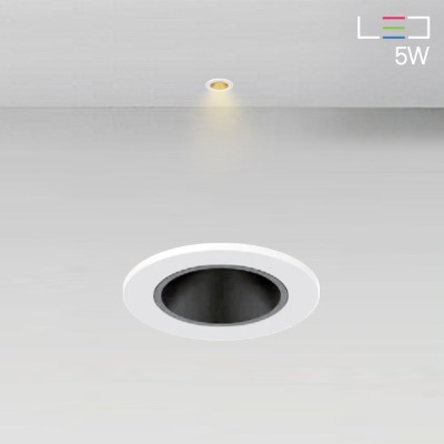 [LED 5W] 스테인 직다운 매입등 (타공:35mm)