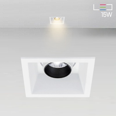 [LED 15W] 밀란90 사각 매입등 (사각타공:90x90mm)
