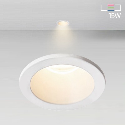 [LED 15W] 커프힐 방습 매입등 (타공:75mm)