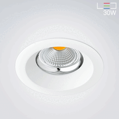 [LED 30W] 아비에 라운드형 직매입등 (타공:110mm)
