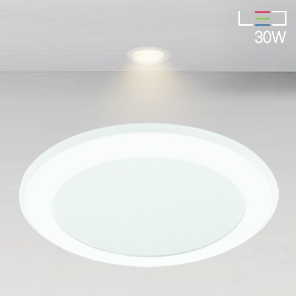 [LED 30W] LED 뉴에코 슬림 매입등 8인치