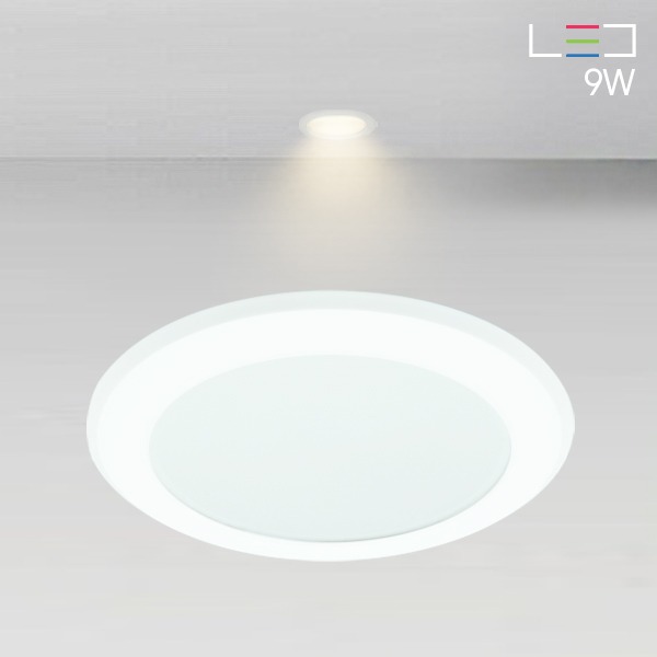 [LED 9W] LED 뉴에코 슬림 매입등 4인치