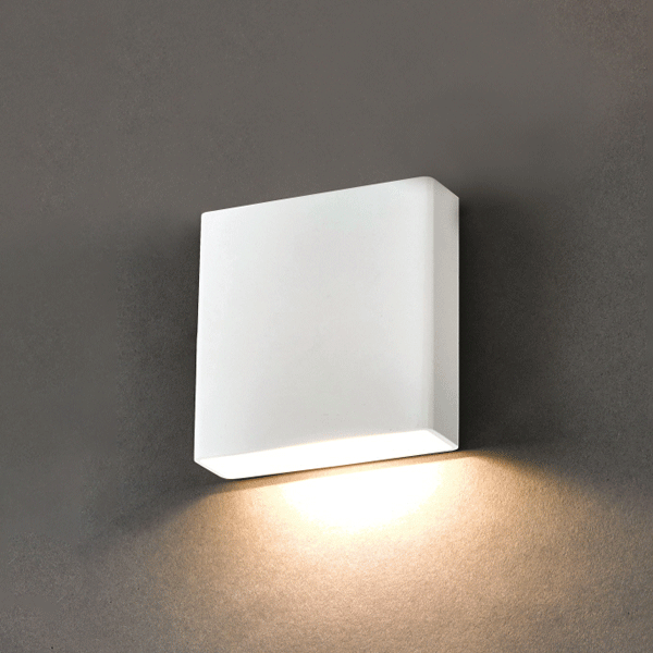 슬림 사각 1등 벽등 LED 8W (2color)