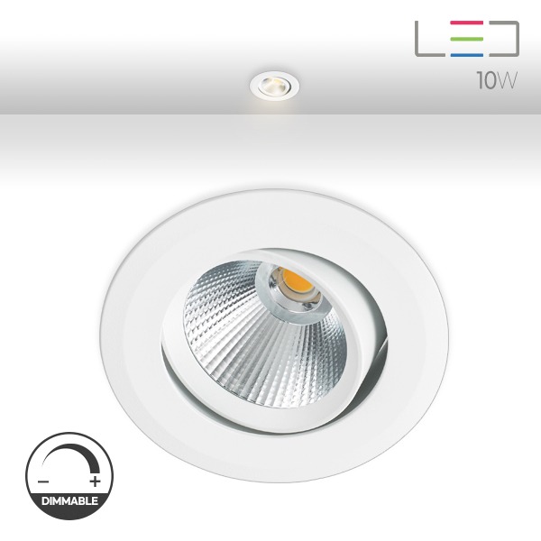 [LED 10W] 트와이 매입등 AC타입 (타공:75mm)디밍가능