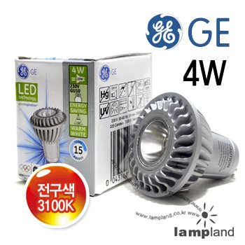 GE LED 220V 4W (GU10) (할로겐 20W대체용)