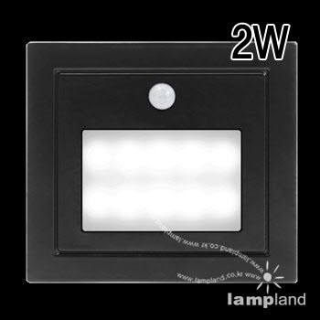 62610_파트 2 매입 LED센서  A(아크릴) (LED 2W-백색,흑색,회색)