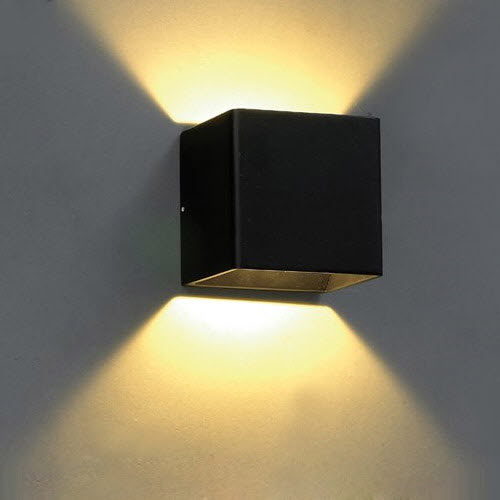 [LED 5W] 비비사각 벽등(A형)(백색/흑색)