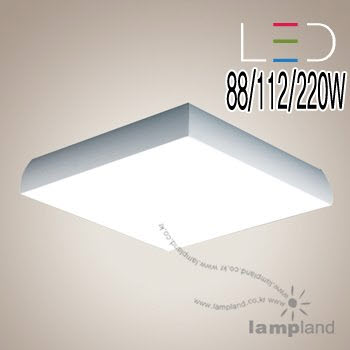 시트씰링 막힌 사다리꼴 정사각 LED 88/112/220W 직부등(600/750/900)