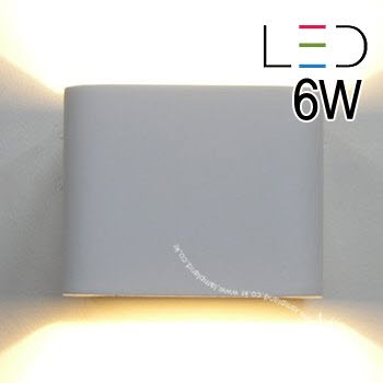 [LED 6W]사각 캐스팅(화이트)