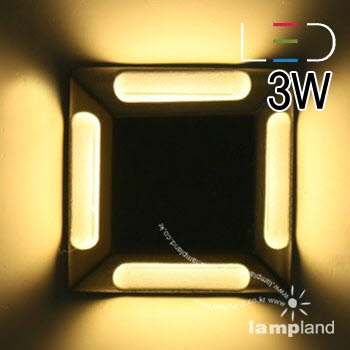 [LED 3W]사각 안내등 ODL 024(실버)