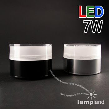 [LED 7W]문주등 (실버/블랙)(주광색/전구색)