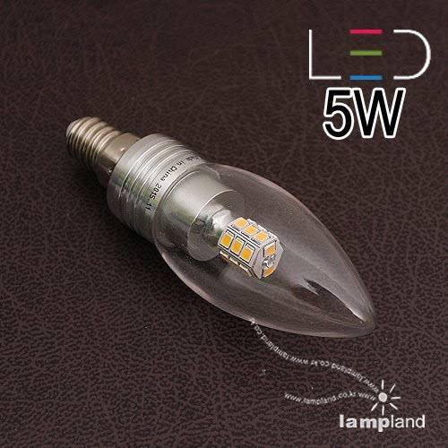 루체 LED 5W 촛대구(14B/17B)