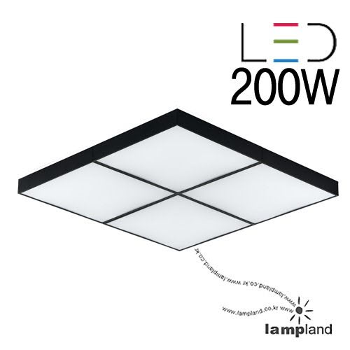 [LED 200W]밀크 바둑 AC4 거실등(블랙/화이트/블랙&amp;화이트)