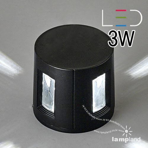[LED 3W]렌즈 원형 벽등(대)