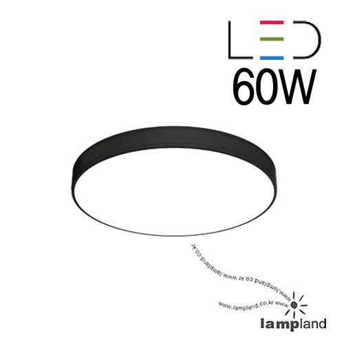 [LED 60W]타임 직부 방등(블랙/화이트)