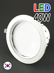 [LED 40W]롱LED 8인치 매입등(205파이)